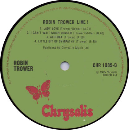 Robin Trower Live! - secondary