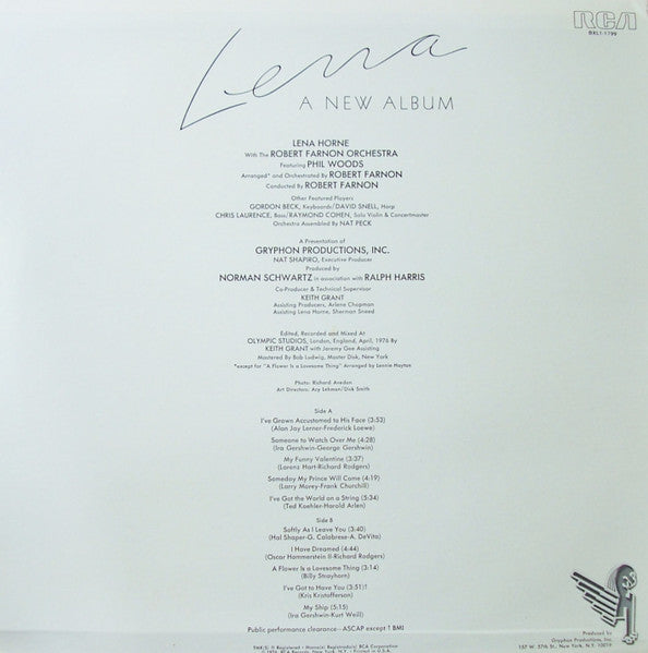 Lena, A New Album - secondary