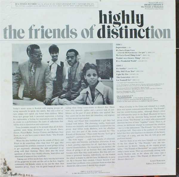 Highly Distinct - secondary