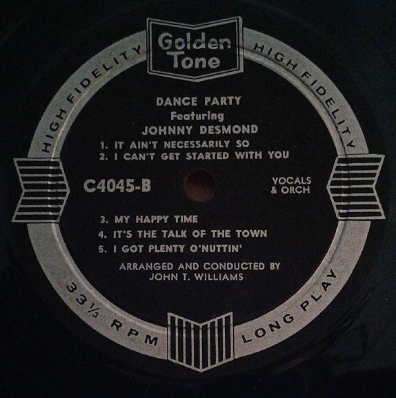 Dance Party Featuring Johnny Desmond - secondary