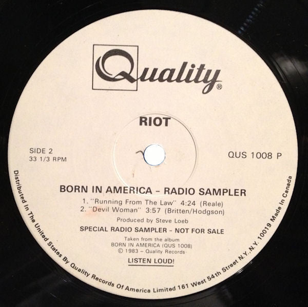 Born In America - Radio Sampler - secondary
