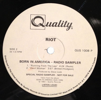Born In America - Radio Sampler - secondary