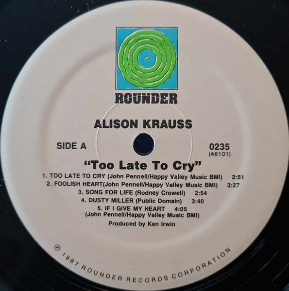 Too Late To Cry - secondary