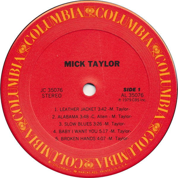Mick Taylor - secondary
