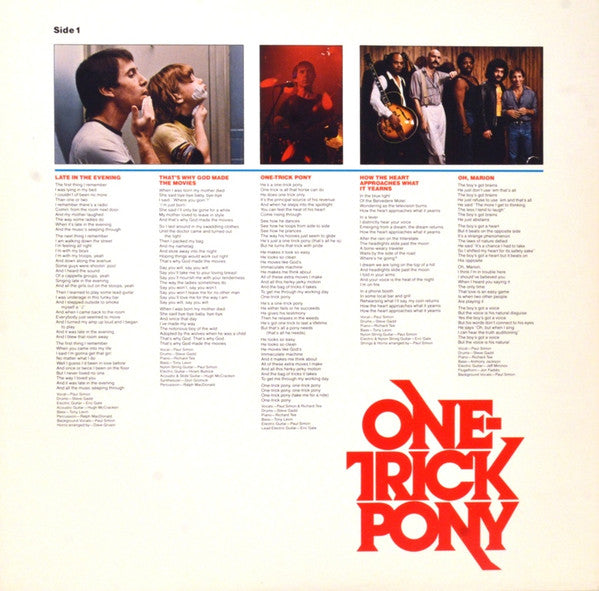 One-Trick Pony - secondary