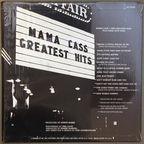 Mama's Big Ones • Her Greatest Hits - secondary