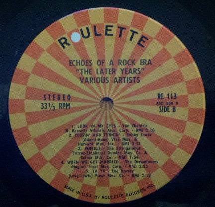 Echoes Of a Rock Era: The Later Years - secondary