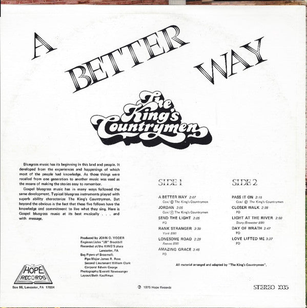 A Better Way - secondary