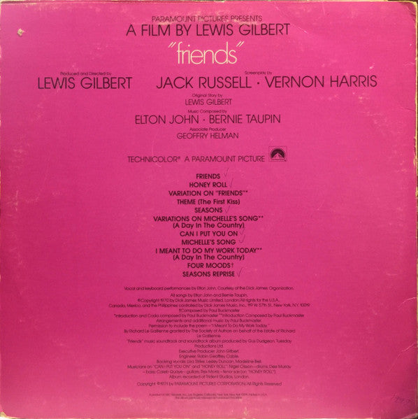 Friends (Original Soundtrack Recording) - secondary