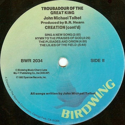 Troubadour Of The Great King - secondary