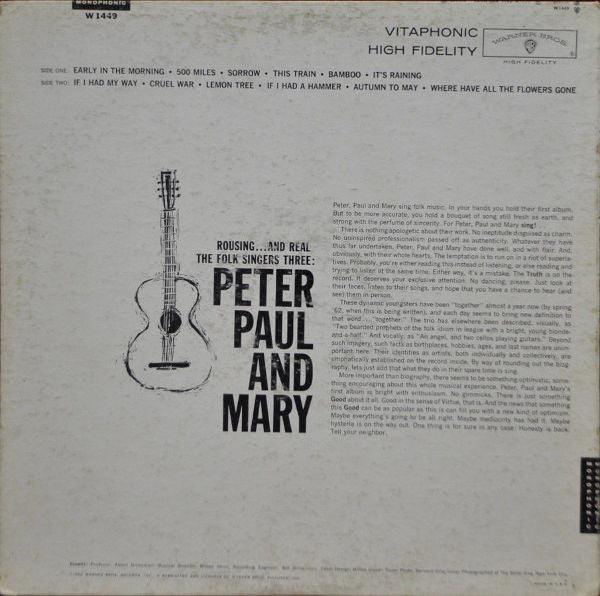 Peter, Paul And Mary - secondary