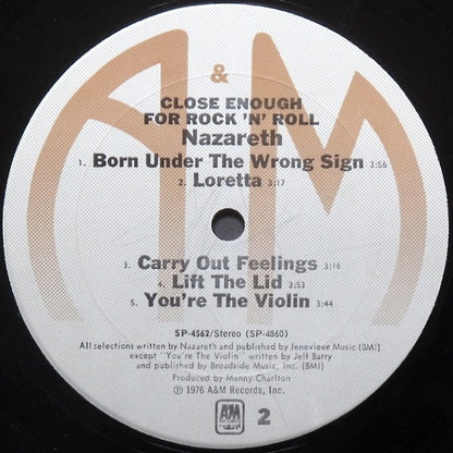 Close Enough For Rock 'N' Roll - secondary