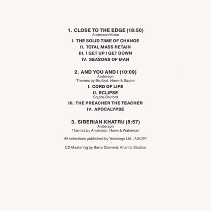 Yes - Close To The Edge