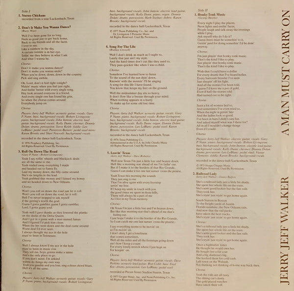 A Man Must Carry On - secondary