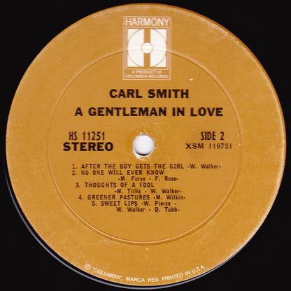 Carl Smith - A Gentleman In Love