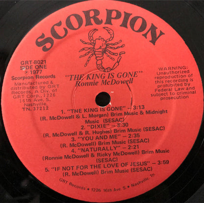 The King Is Gone - secondary