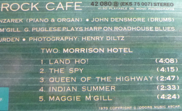The Doors - Morrison Hotel
