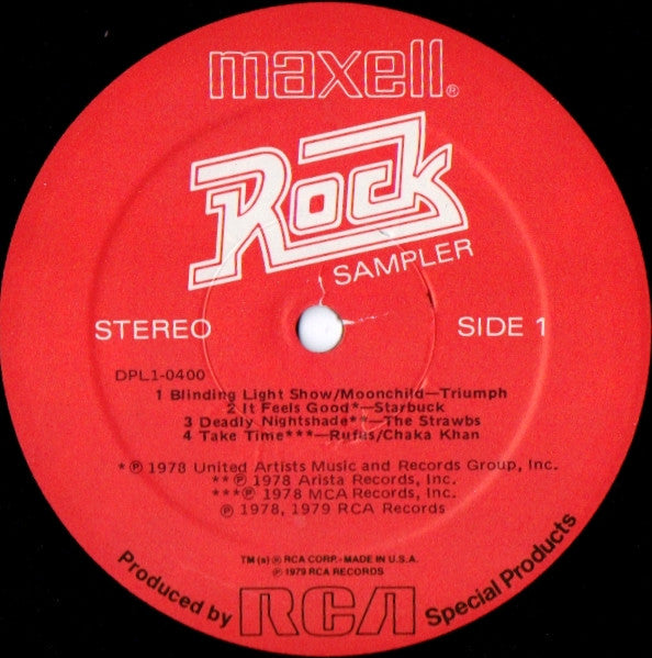 Maxell Rock Sampler - secondary