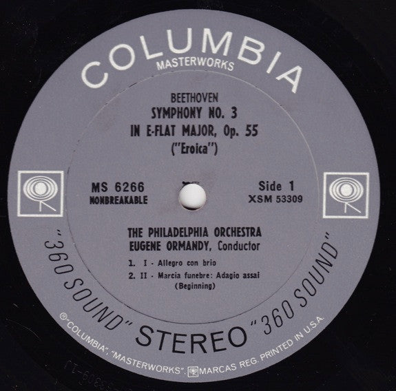 Ludwig van Beethoven, The Philadelphia Orchestra, Eugene Ormandy - Symphony No. 3: Eroica