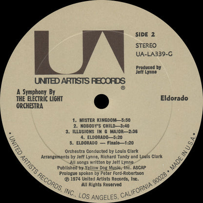 Eldorado - A Symphony By The Electric Light Orchestra - secondary