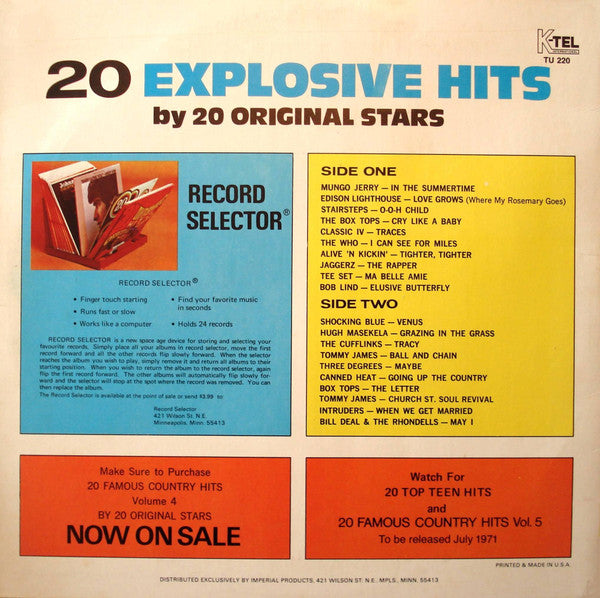 20 Explosive Hits - secondary
