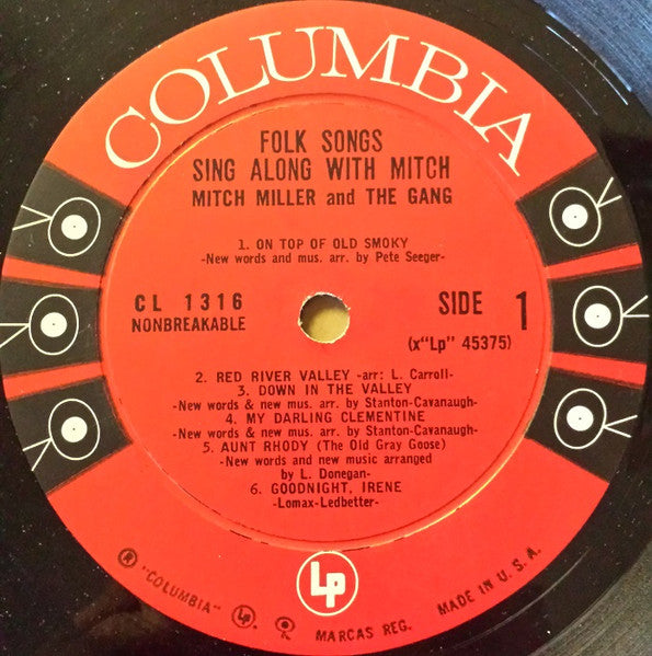 Folk Songs Sing Along With Mitch - secondary