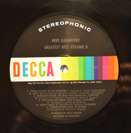 Bert Kaempfert Greatest Hits Volume 2 - secondary