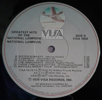Greatest Hits Of The National Lampoon - secondary