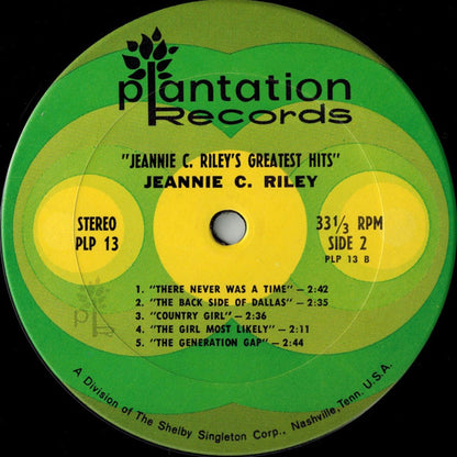 Jeannie C. Riley's Greatest Hits - secondary