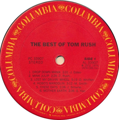 The Best Of Tom Rush - secondary