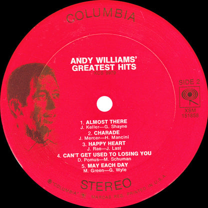 Andy Williams' Greatest Hits - secondary
