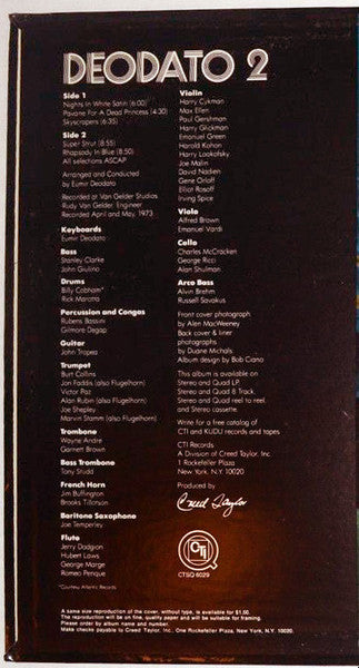 Deodato 2 - secondary
