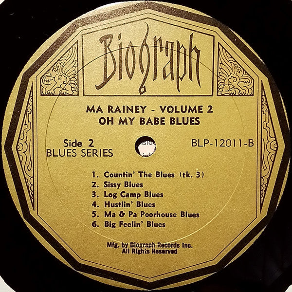 Oh My Babe Blues (1924-1928) Volume 2 - secondary