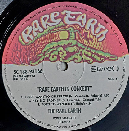 Rare Earth In Concert - secondary