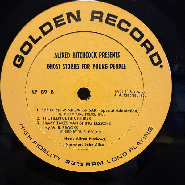 Alfred Hitchcock Presents Ghost Stories For Young People - secondary