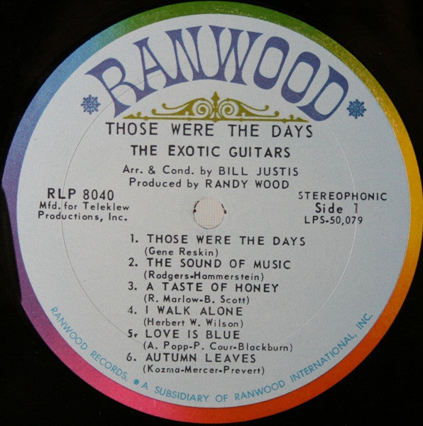 The Exotic Guitars - Those Were The Days
