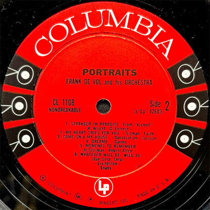 Frank De Vol And His Orchestra - Portraits