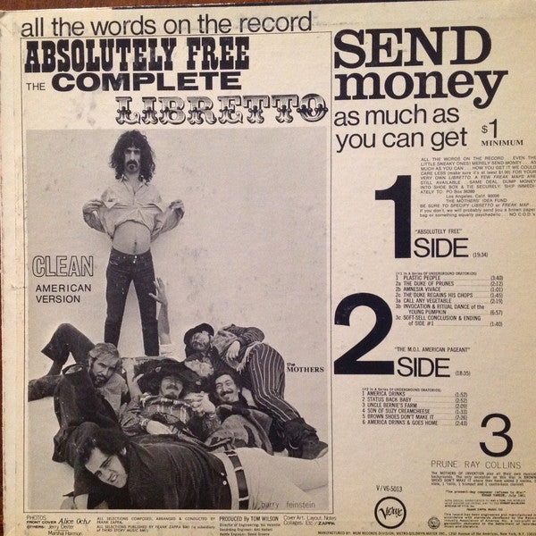 The Mothers - Absolutely Free