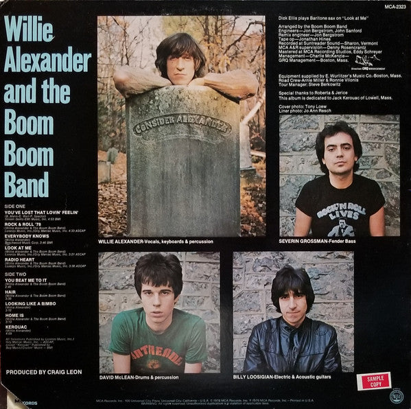 Willie Alexander & The Boom Boom Band - Willie Alexander And The Boom Boom Band