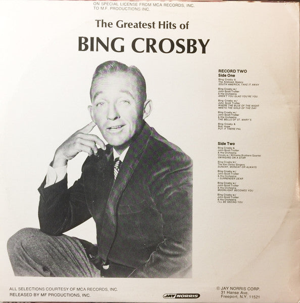 The Greatest Hits Of Bing Crosby - secondary