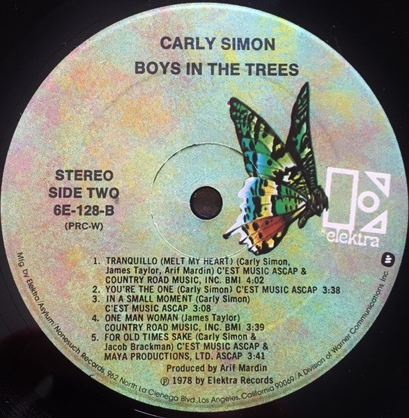 Carly Simon - Boys In The Trees