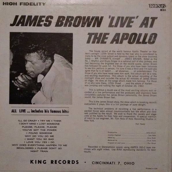 The James Brown Show (Live At The Apollo) - secondary