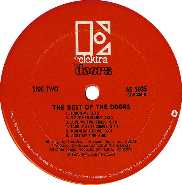 The Best Of The Doors - secondary