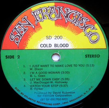 Cold Blood - secondary