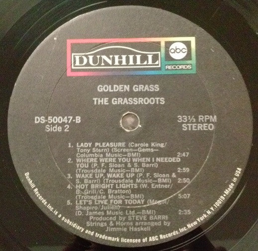 Golden Grass: Their Greatest Hits - secondary