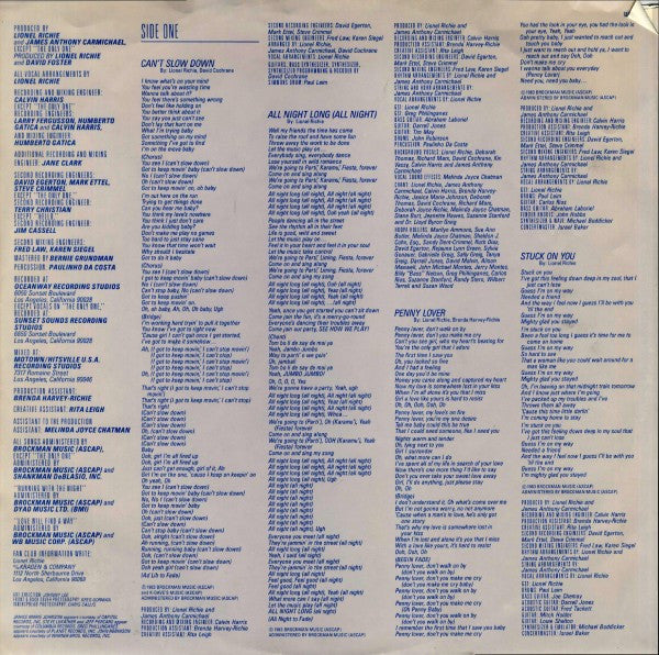 Can't Slow Down - secondary