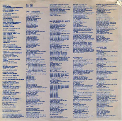 Can't Slow Down - secondary