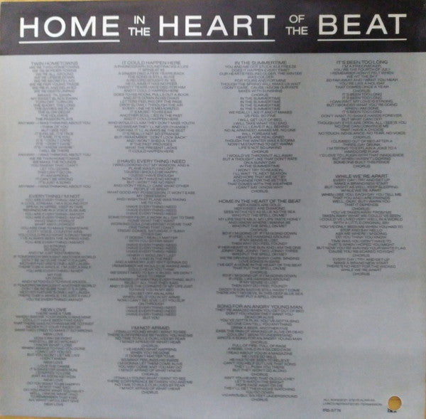 Home In The Heart Of The Beat - secondary