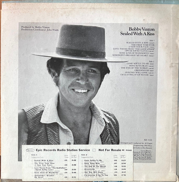 Bobby Vinton - Sealed With A Kiss