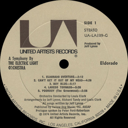 Eldorado - A Symphony By The Electric Light Orchestra - secondary